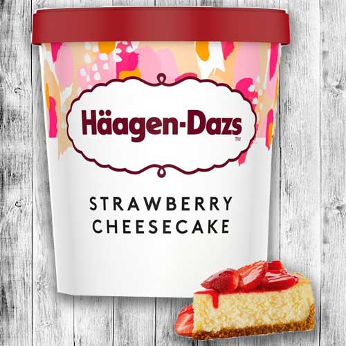 Haagen Dazs - Strawberry Cheesecake