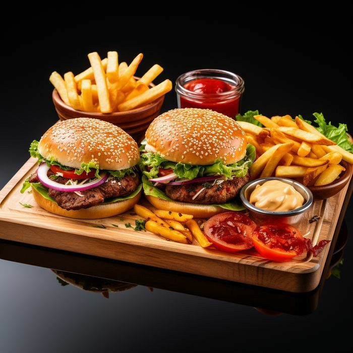Half Pounder Burger Meal